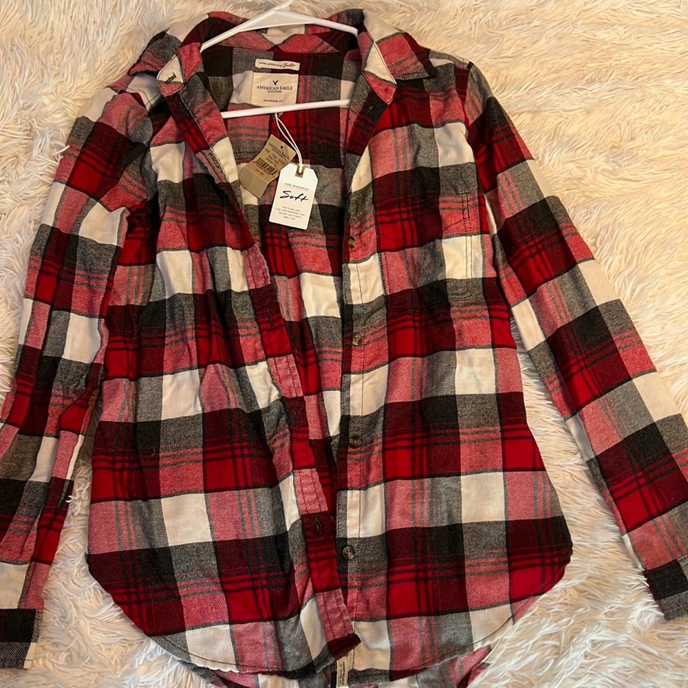 Red plaid flannel